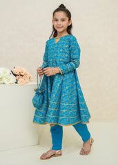 Modest Stitched 3 Piece Festive Collection-Asmani