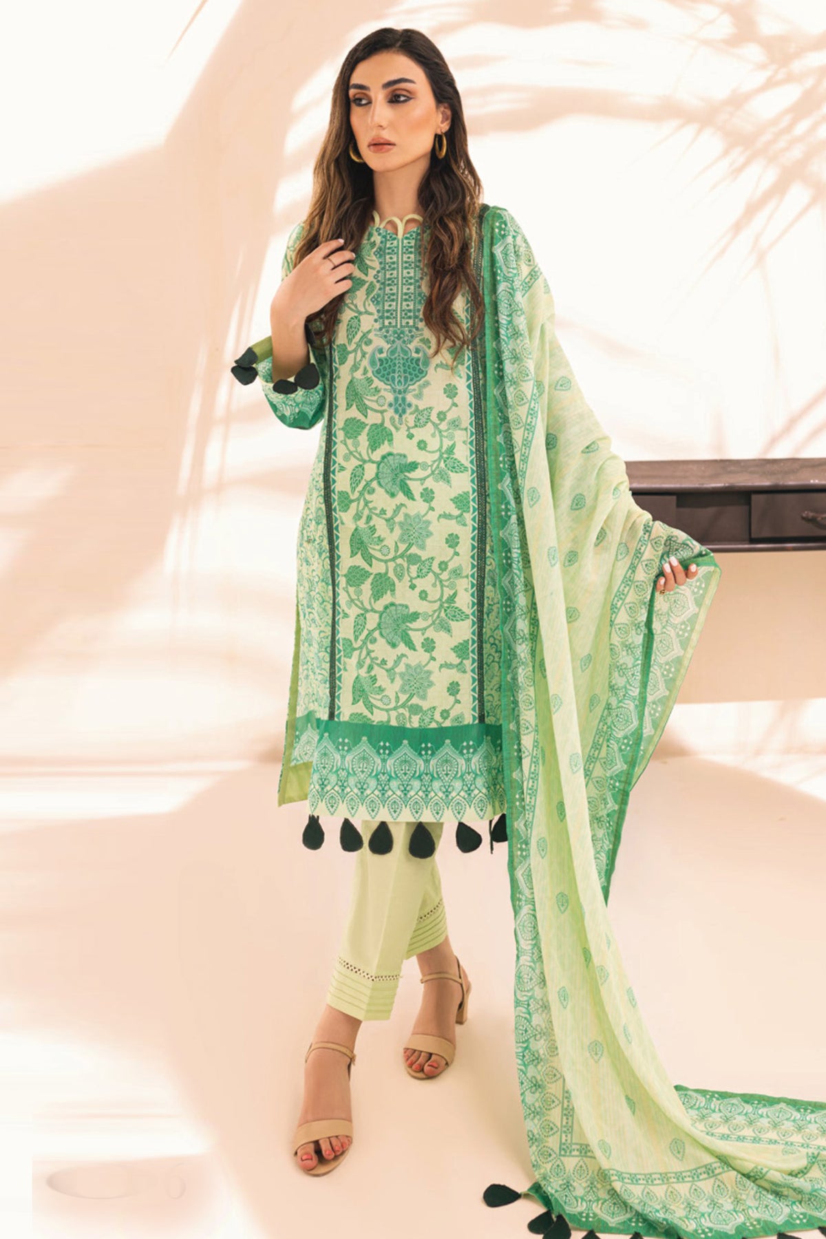 Colors by Al Zohaib Unstitched 3 Piece Digital Printed Lawn Vol-03 Collection'2024-CFD-06