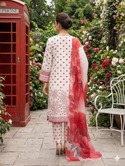 Dr Print 17 By Dr Haris Unstitched 3 Piece Lawn Suit-DPR-0163