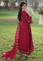 Tales Of Petals By Sardinia Unstitched 3 Piece Luxury Summer Suit-FLORAL FUCHSIA