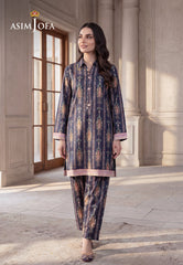 Asim Jofa Stitched 2 Piece Basic Printed Lawn Pret Suit-AJPB-207