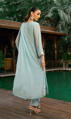 Morbagh By Shamooz Stitched 3 Piece Formals Collection'2025-Light Blue SEM-0840