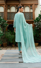 Morbagh By Shamooz Stitched 3 Piece Formals Collection'2025-Light Aqua SEM-0838