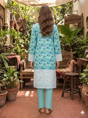 GENZ By Dr Haris Unstitched 2 Piece Lawn Suit-GEN-008