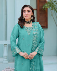Dr Haris Unstitched Luxe 3 Piece Fancy Vol-4 Suit-LUX-011