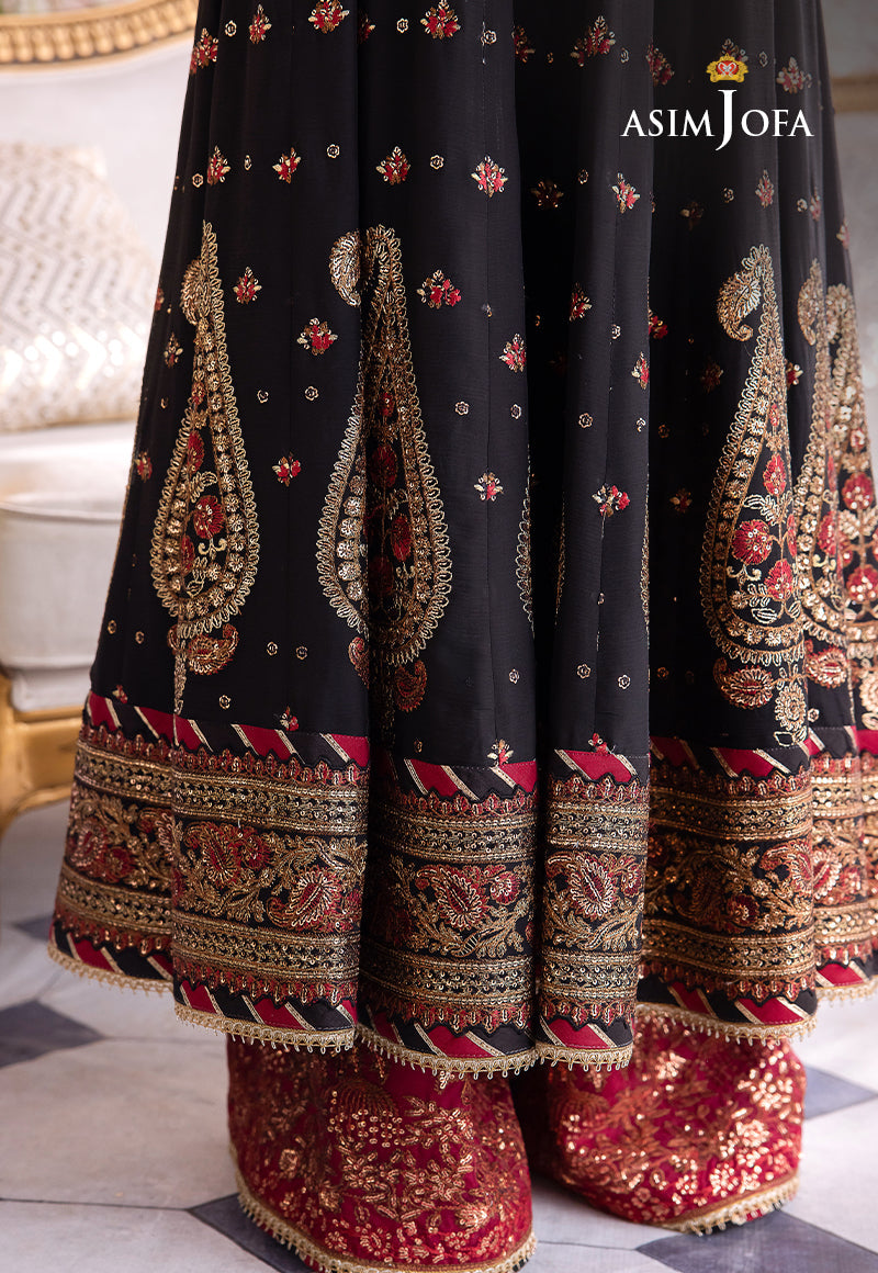 Asim Jofa Chandni '23 Ajcc-06 Designers Stitched Embroidered Chiffon 3 Pcs