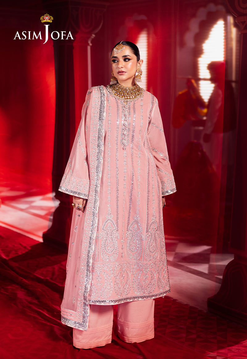Asim Jofa Makhmal Ajmv-12 Embroidered Velvet 3 Pcs