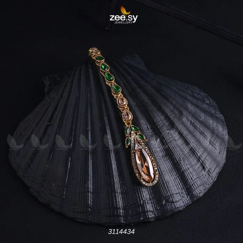Poppy Bindiya Green - Zeesy Jewellery