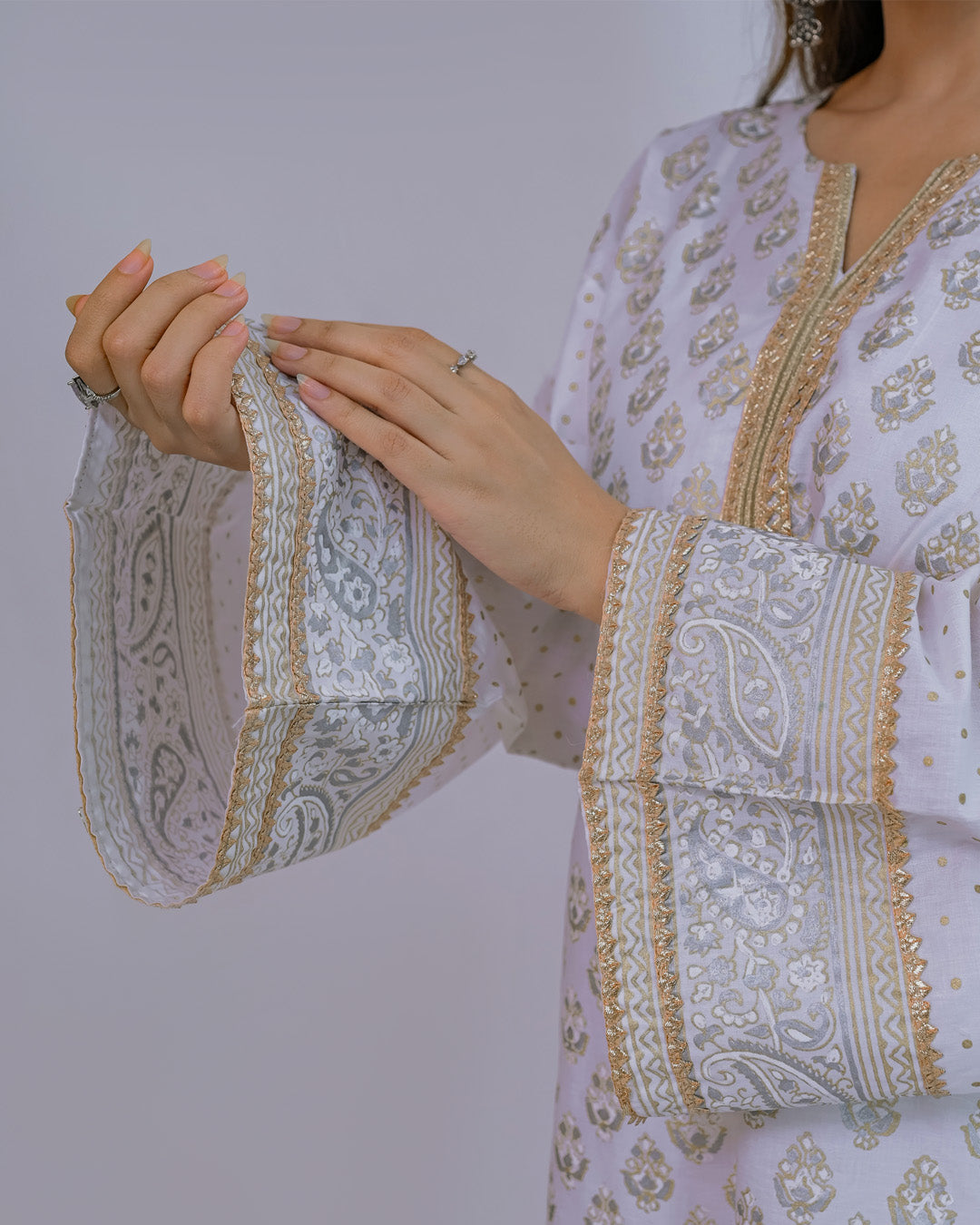 Ayla Studio Stitched Luxury Collection'2025-Asbp-105 Dobby Spring 2Pcs