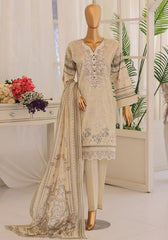 TABEER By Dr Haris Unstitched 3 Piece Lawn Suit-TAB-003