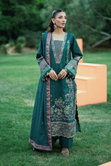 Florent Unstitched 3 Piece Emb Lawn Eid Edit Suit-FEF-3B
