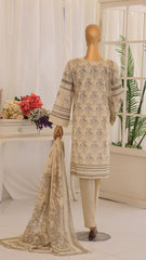 TABEER By Dr Haris Unstitched 3 Piece Lawn Suit-TAB-003