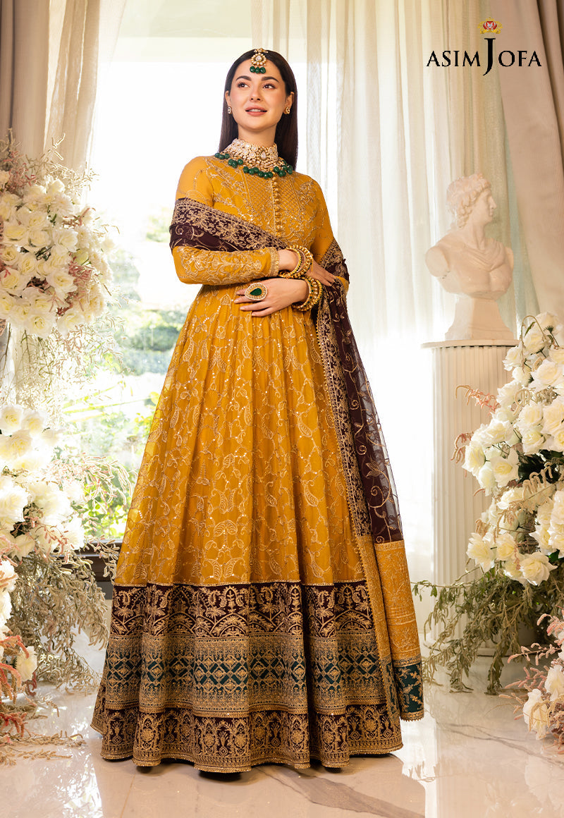Asim Jofa Designers Limited Edition Ajhjd-18 Embroidered Stitched 3 Pcs