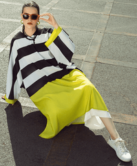 Sugar N Spice By Kaanthaa Stitched Shirts Summer Suit-Neon Nights Stitched (1-Piece)