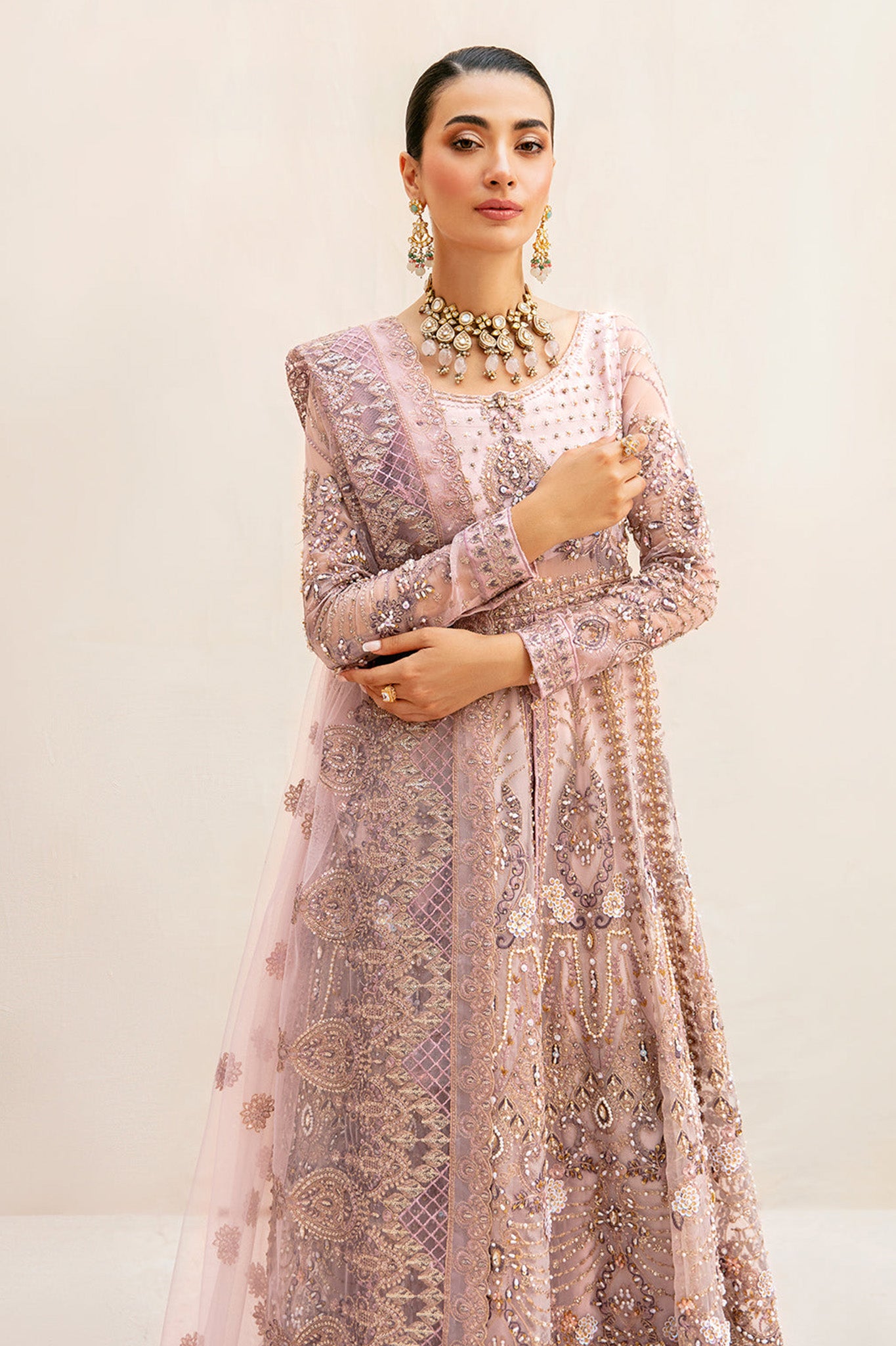 Ramsha Unstitched 3 Piece Luxury Festive Wedding Vol-04 Collection'2024-HB-401