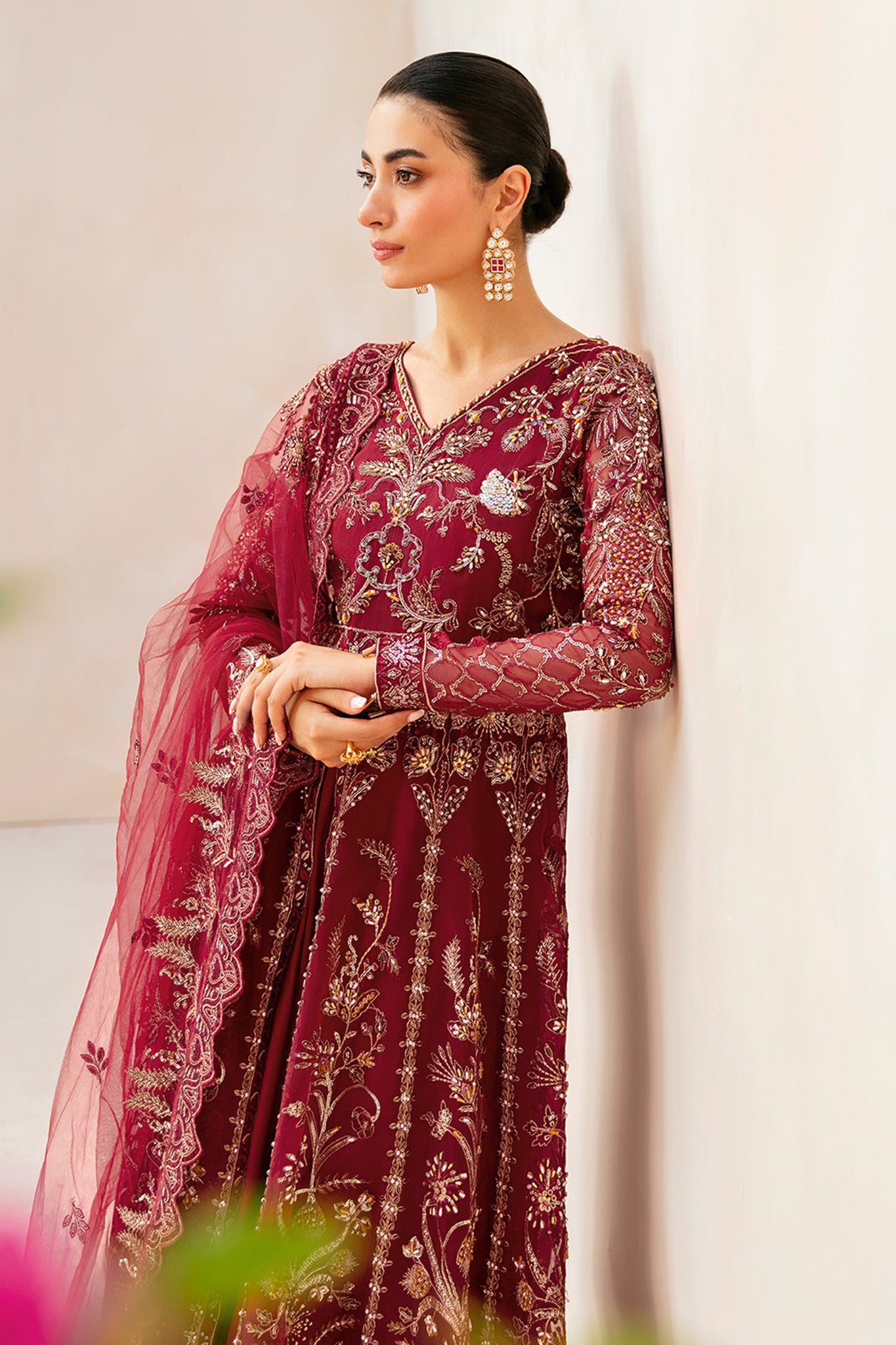 Ramsha Unstitched 3 Piece Luxury Festive Wedding Vol-04 Collection'2024-HA-404