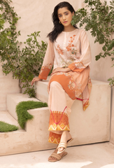 A La Mode By Humdum Unstitched 2 Piece Printed Lawn Vol-02 Collection'2024-D-02