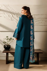 Mistfall By Panache Apparel Stitched 2-3 Piece Emb Cotton Ramadan Edit Suit-Mystique