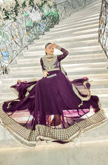 Kalidaar Frocks By Asma & Sidra Stitched Formals Suit-Bisma Babar