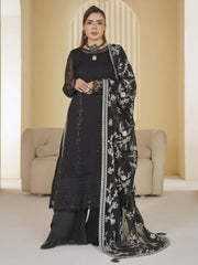 Aayra Stitched 3 Piece Luxury Formals Suit-FF004FP1-BLK