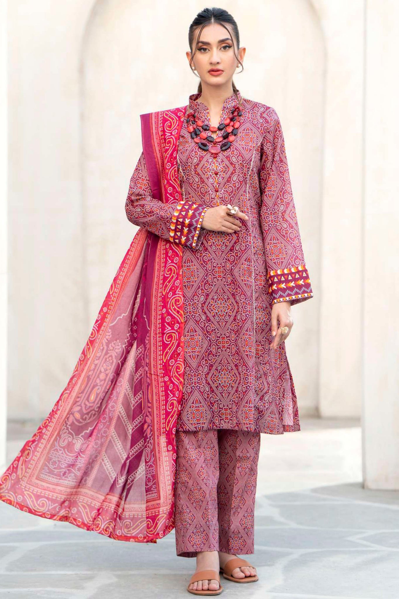Rang by Motifz Unstitched 3 Piece Printed Lawn Collection'2023-R-4141-A
