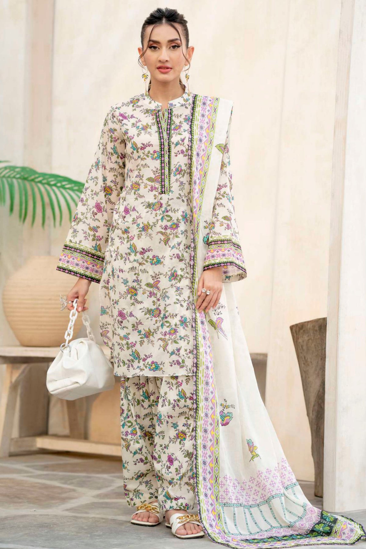 Rang by Motifz Unstitched 3 Piece Printed Lawn Collection'2023-R-4144