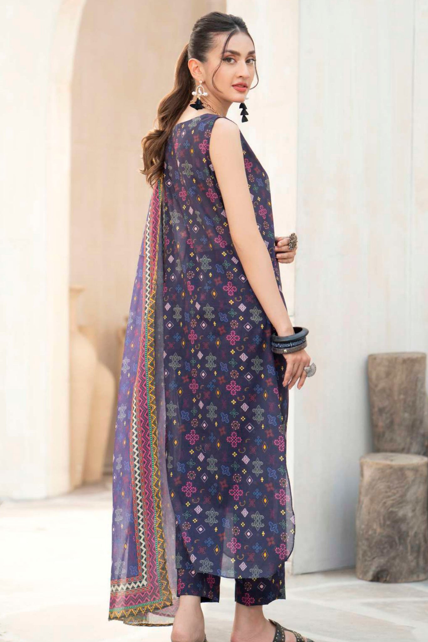 Rang by Motifz Unstitched 3 Piece Printed Lawn Collection'2023-R-4145