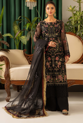 House Of Chiffon By Humdum Unstitched 3 Piece Luxury Formals Collection'2024-D03