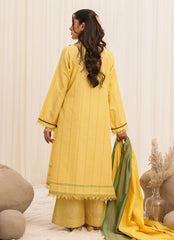 Zlooms 3 Pc Yarn Dyed Unstitched Suit - ZL25-C10-01