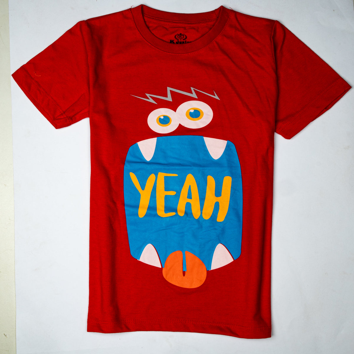 Kjunction Boys Half Sleeves-Printed T-Shirt (Alien)
