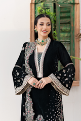 Andaz e Makhmal By Zebtan Unstitched 3 Piece Luxury Formals Suit-ZAM-07