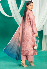 Aangan By Humdum Unstitched 3 Piece Printed Dobby Lawn Collection'2024-D-02