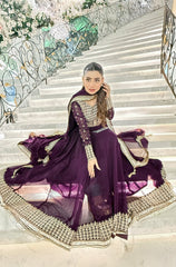 Kalidaar Frocks By Asma & Sidra Stitched Formals Suit-Bisma Babar