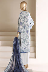 Sada Bahar Stitched 3 Piece Printed Lawn Vol-05 Suit-PR-4484 SKY