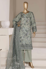 Sada Bahar Stitched 3 Piece Printed Lawn Vol-02 Suit-PR-4488-PISTA