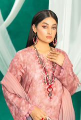 Aangan By Humdum Unstitched 3 Piece Printed Dobby Lawn Collection'2024-D-02