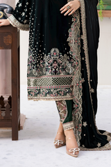 Andaz e Makhmal By Zebtan Unstitched 3 Piece Luxury Formals Suit-ZAM-07
