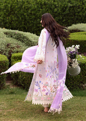 Sardinia Unstitched 3 Piece Emb Lawn Eid Suit-Lavender Clouds