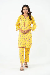 TBC Stitched 2 Piece Printed Summer Suit