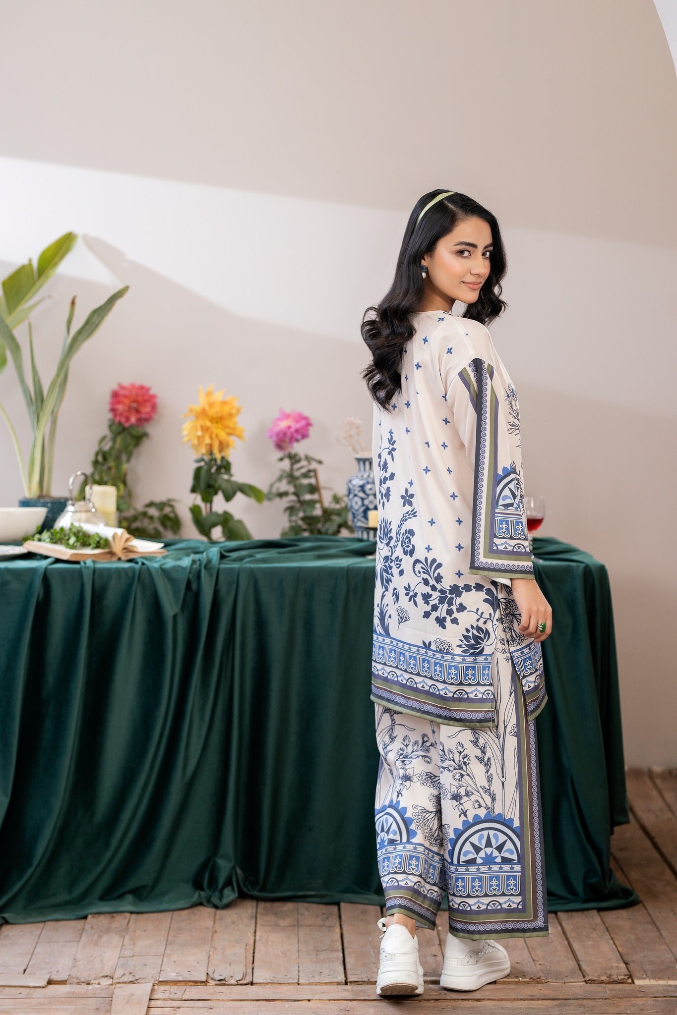 Crape De Luxe by Panache Apparel Stitched Vol-02 Collection-Trails