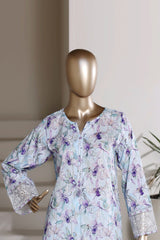 Amyrah By Sada Bahar Stitched 3 Piece Festive Emb Lawn Vol-02 Suit-EMB-4847 SKY