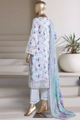 Amyrah By Sada Bahar Stitched 3 Piece Festive Emb Lawn Vol-02 Suit-EMB-4847 SKY