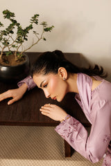 Mistfall By Panache Apparel Stitched 2-3 Piece Emb Cotton Ramadan Edit Suit-Petalwind