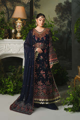 Ayla Paras By Pasha Unstitched 3 Piece Luxury Formals Collection'2024-PR102 : Midnight