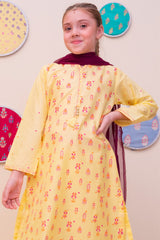 Shanzey Girls Stitched 3 Piece Printed Cambric Pret Collection'2025-SHK-4903