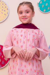 Shanzey Girls Stitched 3 Piece Printed Cambric Pret Collection'2025-SHK-4904