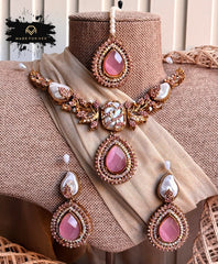 Made For Her-Ivory Glow Necklace Set - KQK1003