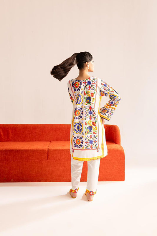 Yaaqot Stitched 2 Piece Lawn Collection-Multi Printed