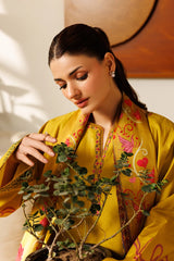 Mistfall By Panache Apparel Stitched 2-3 Piece Emb Cotton Ramadan Edit Suit-Rosette