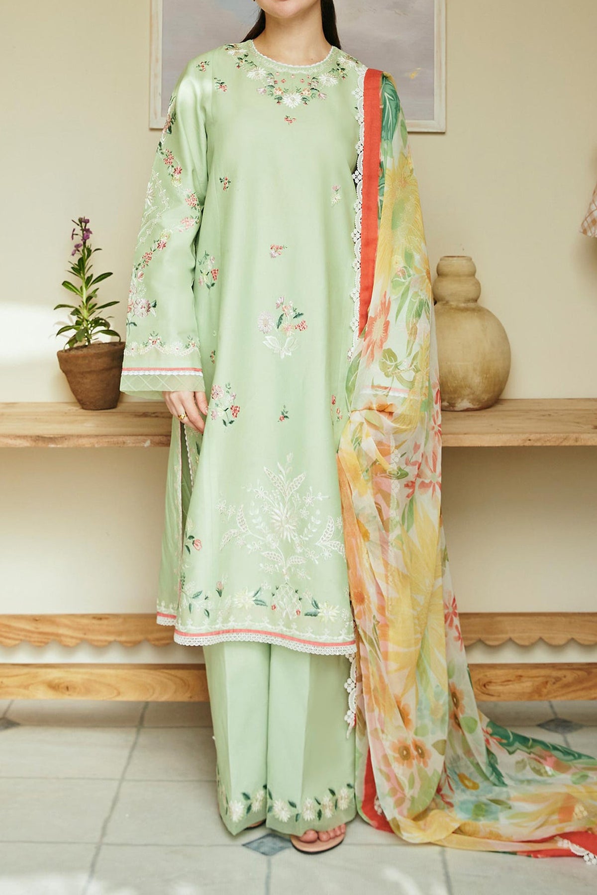 Coco by Zara Shahjahan Unstitched 3 Piece Lawn Collection'2024-04-A-Mahay